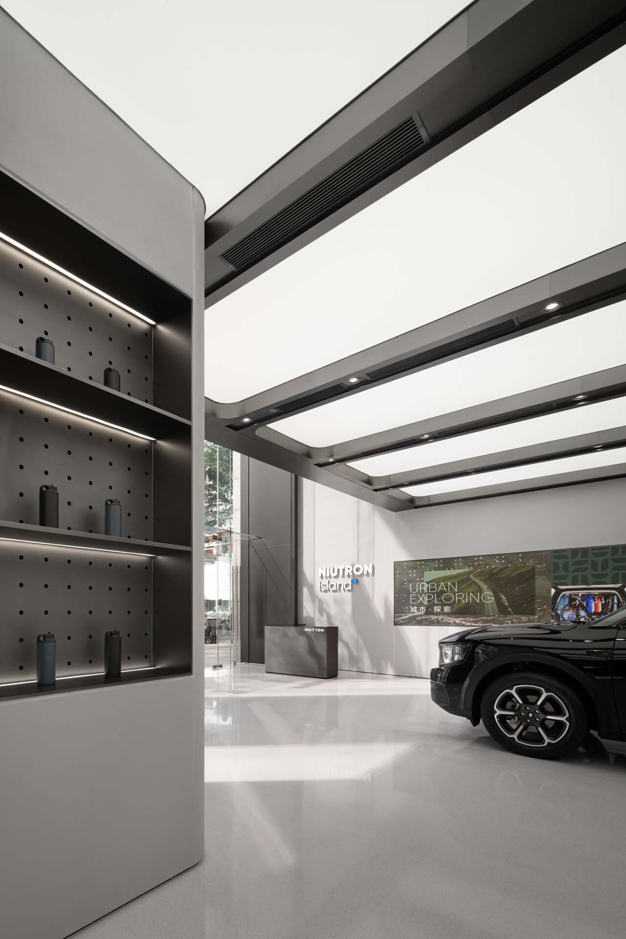 NIUTRON 自游家汽车展厅广州高德置地店丨中国广州丨北京大观建筑设计-13