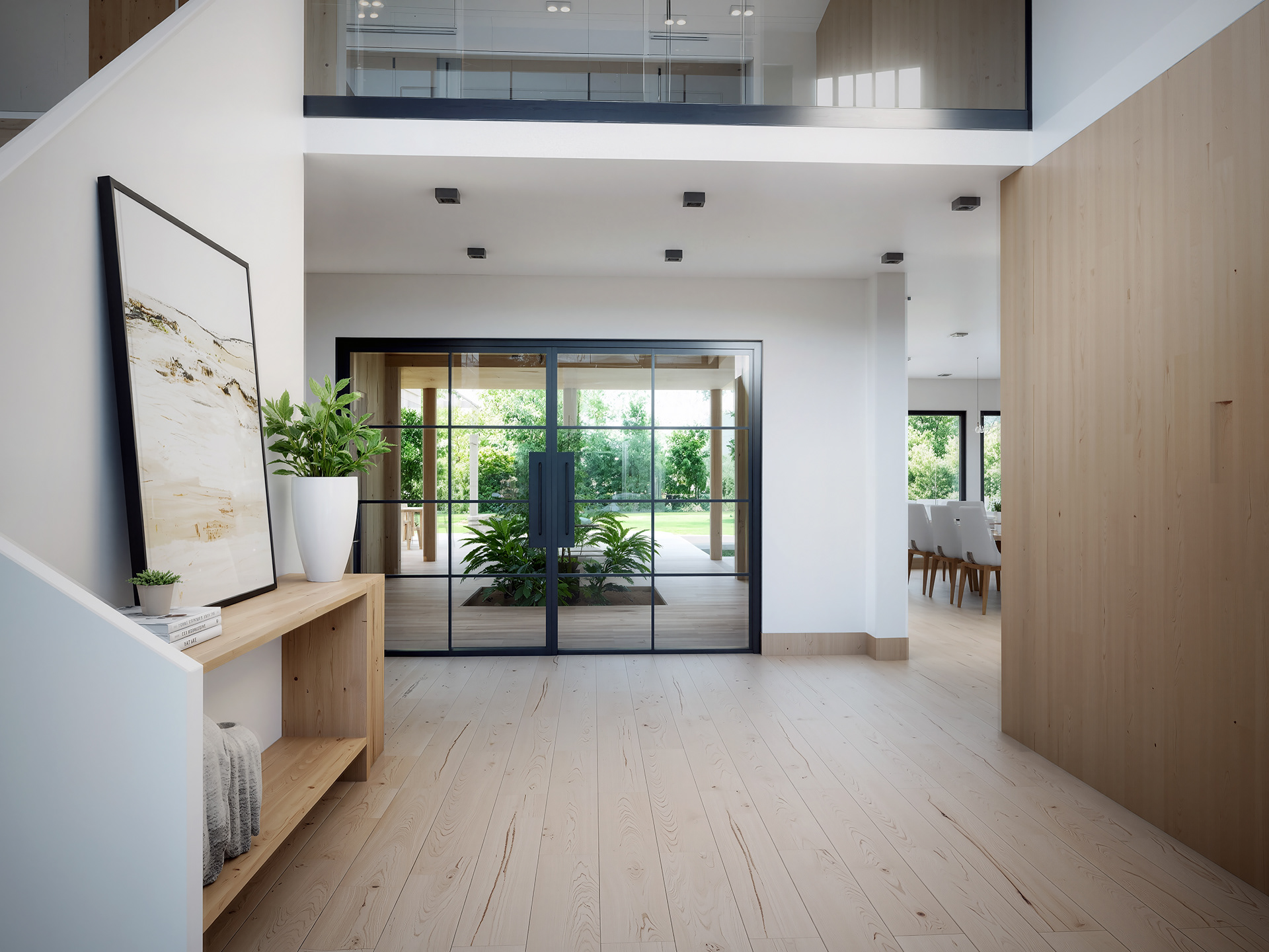 Interior Rendering | Wall House | U.S.A.-1