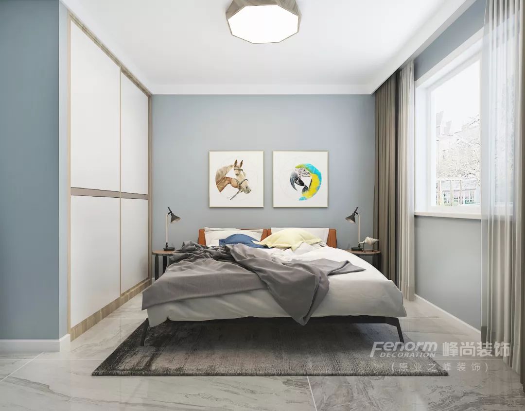 84㎡旧房翻新变 120㎡现代风,峰尚装饰王中英案例赏析-66