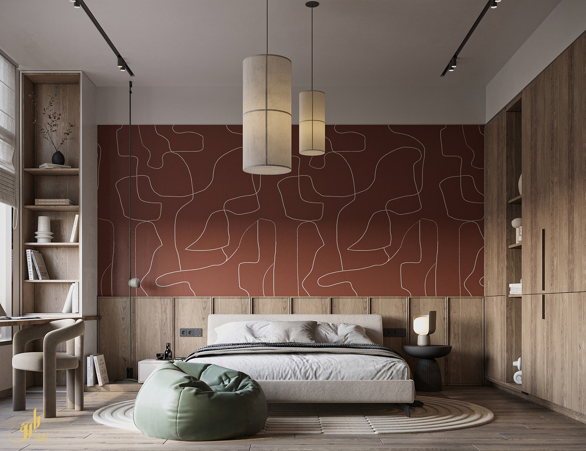 A·A 现代别墅室内设计丨沙特阿拉伯丨Bariq Consultants-73