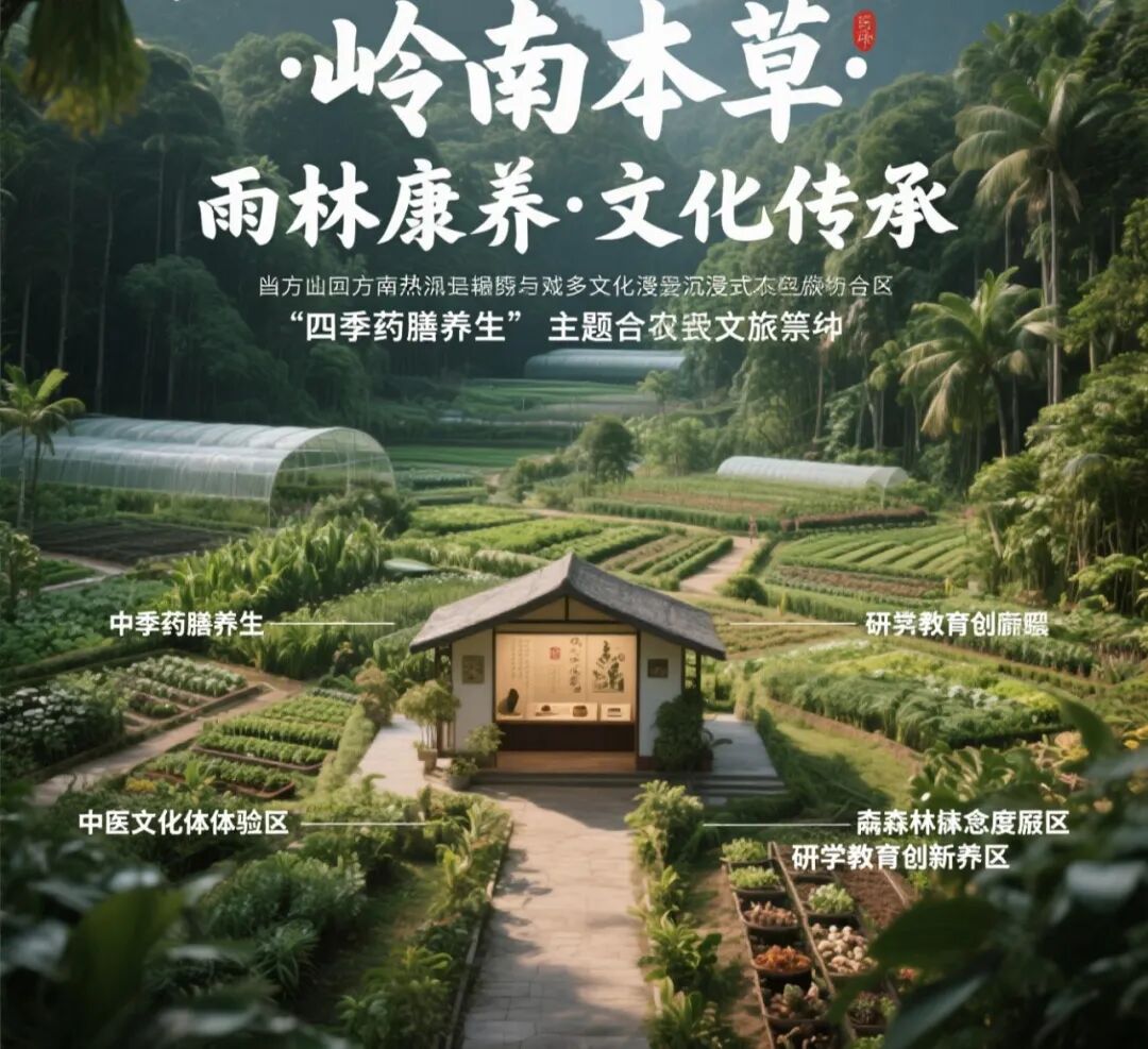 南方城市近郊100亩中草药农文旅规划设计建造与运营-12