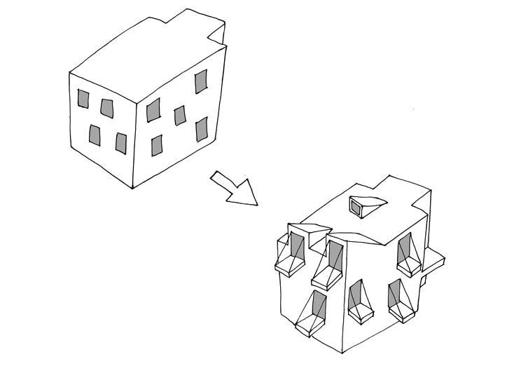 社会住房地块一号（因不知特定领域背景，该翻译可能存在局限性，socialna stanovanja常见对应社会住房，polje有地块之意，I可能表示一号 ） 丨Bevk Perović arhitekti-3