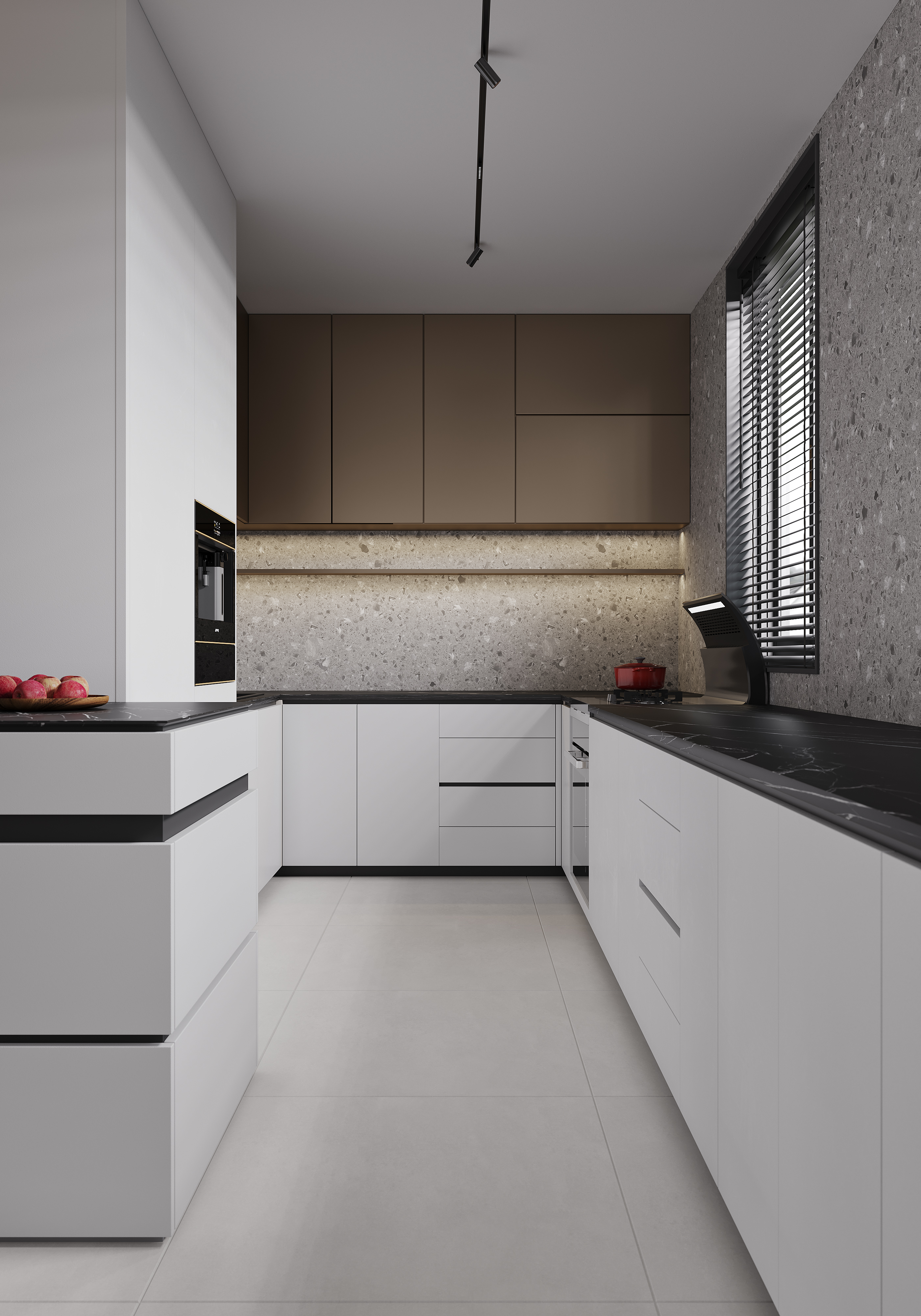 现代简约客餐厅厨房设计丨中国南京丨Merck 默克视觉设计-15