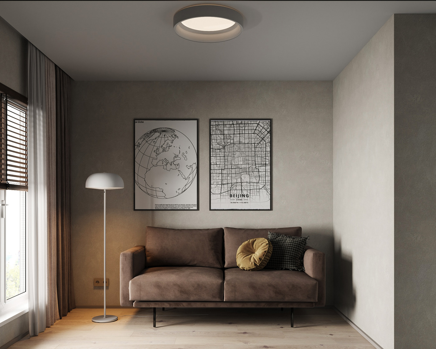 宁静美感的公寓设计-15