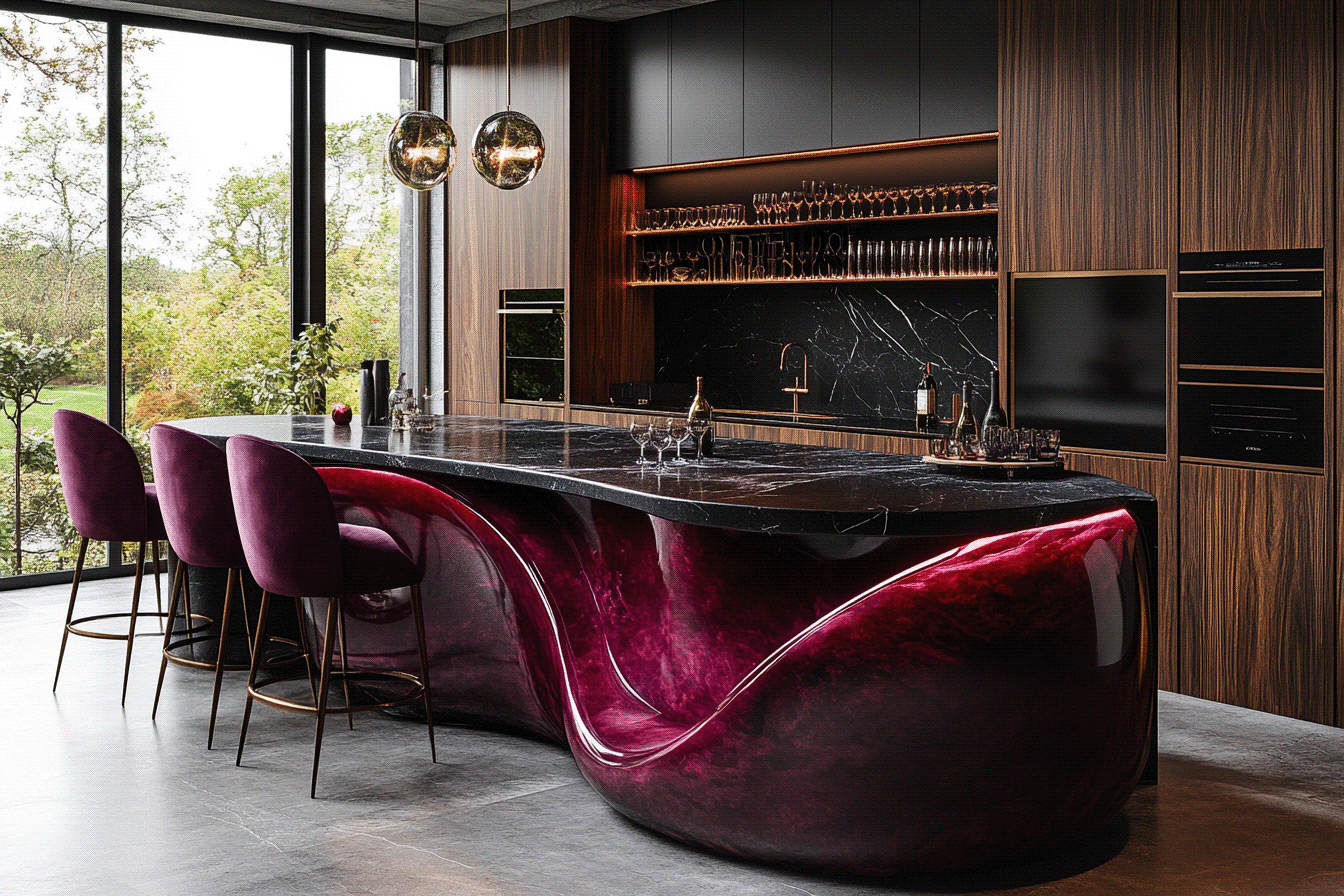 Extraordinary Bespoke Kitchen Islands by AICI-134