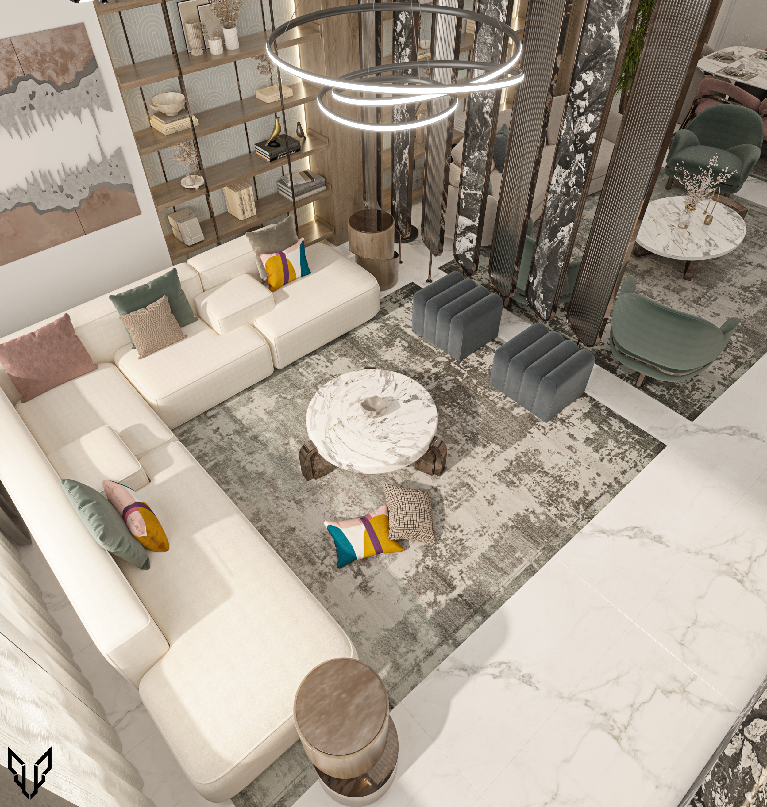 当代接待室设计丨埃及-10