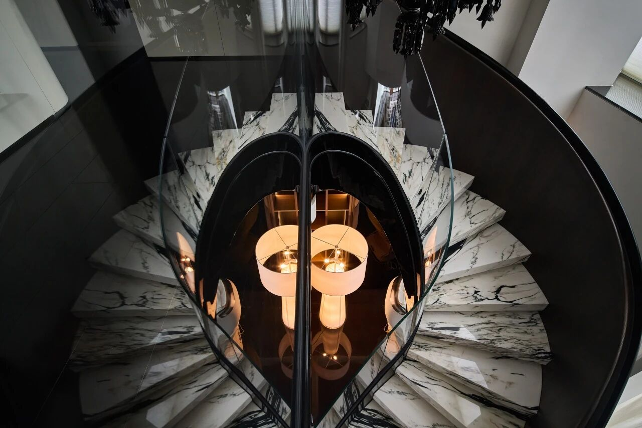 锦绣滨江双层豪宅丨中国重庆丨纳物凡璞空间设计-17