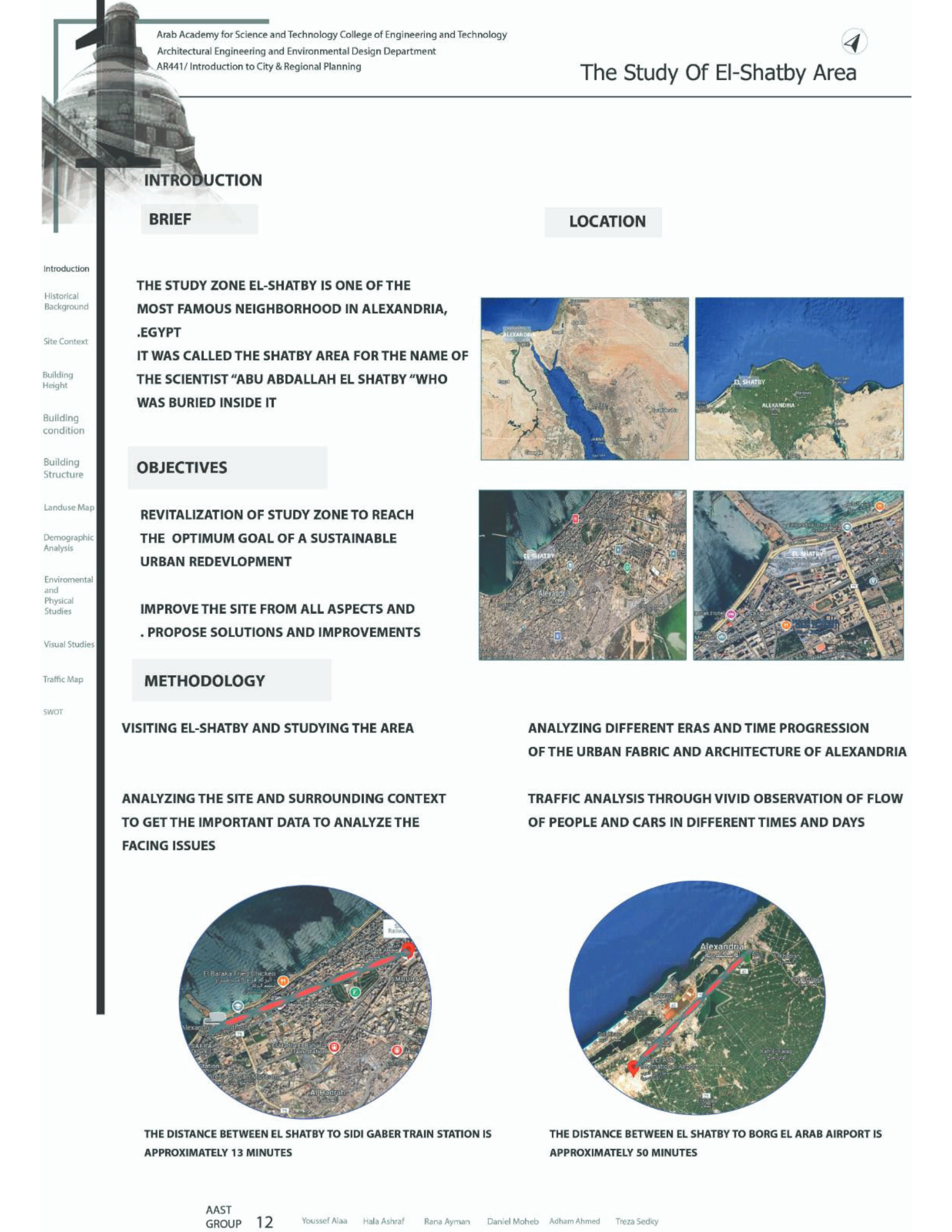 Study Of El  Shatby Area（埃尔沙卜区研究）丨埃及亚历山大丨亚历山大阿拉伯科技与海运学院建筑系-4