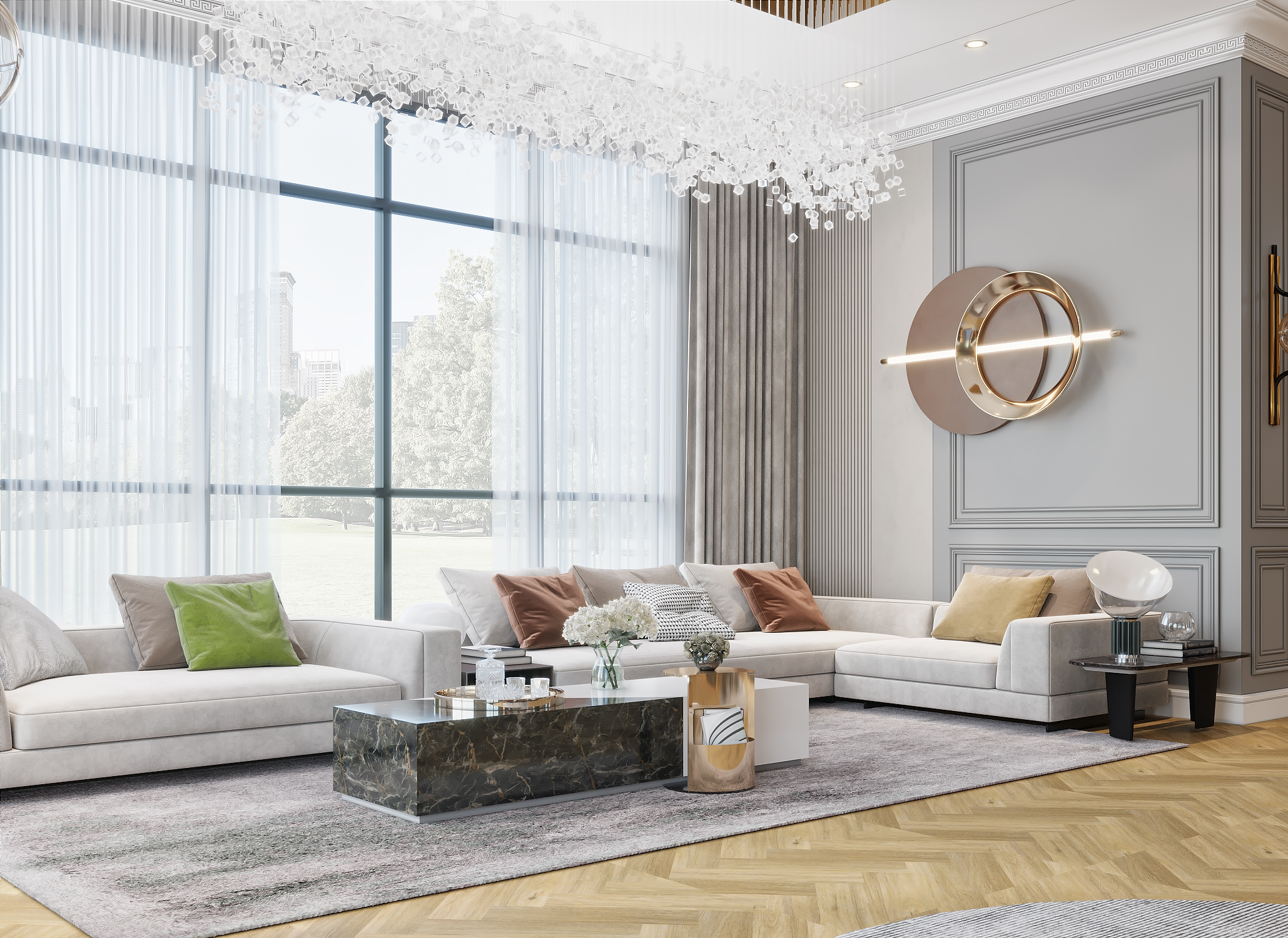 Living area & Stair design-8