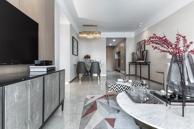 山西太原远大凤玺湾样板间——英伦时尚风格-0