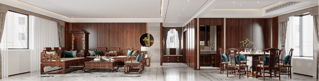 现代新中式风格设计丨周笙笙建筑装饰设计-16