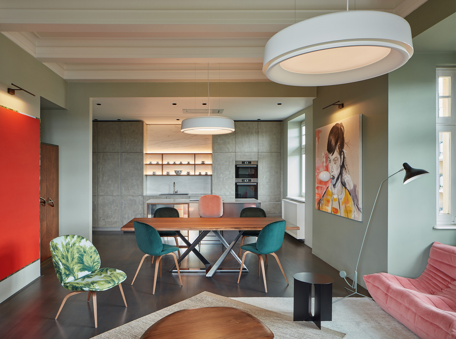 布拉格复古风格公寓,英伦雅致混搭艺术气息-0