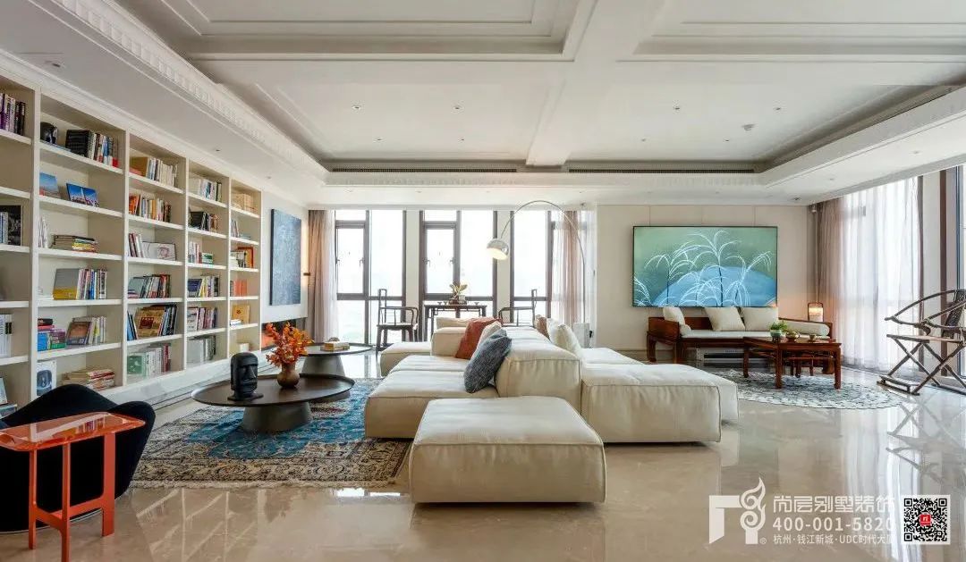 秋日浪漫 · 300㎡混搭风别墅装修实拍丨杭州尚层装饰-15