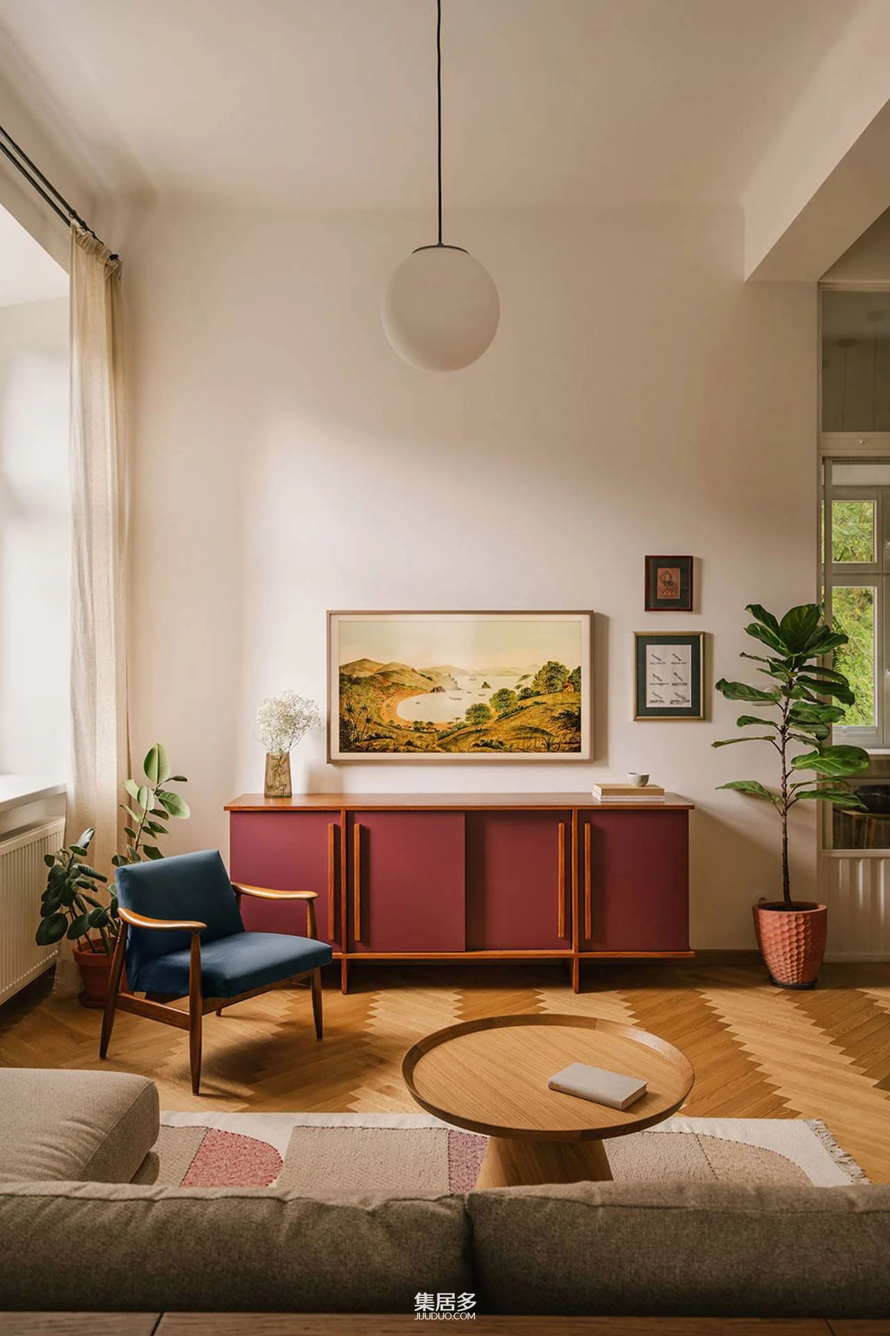 波南克拉科夫的美丽复古公寓设计丨波兰克拉科夫丨米科拉伊·伊万祖克-12