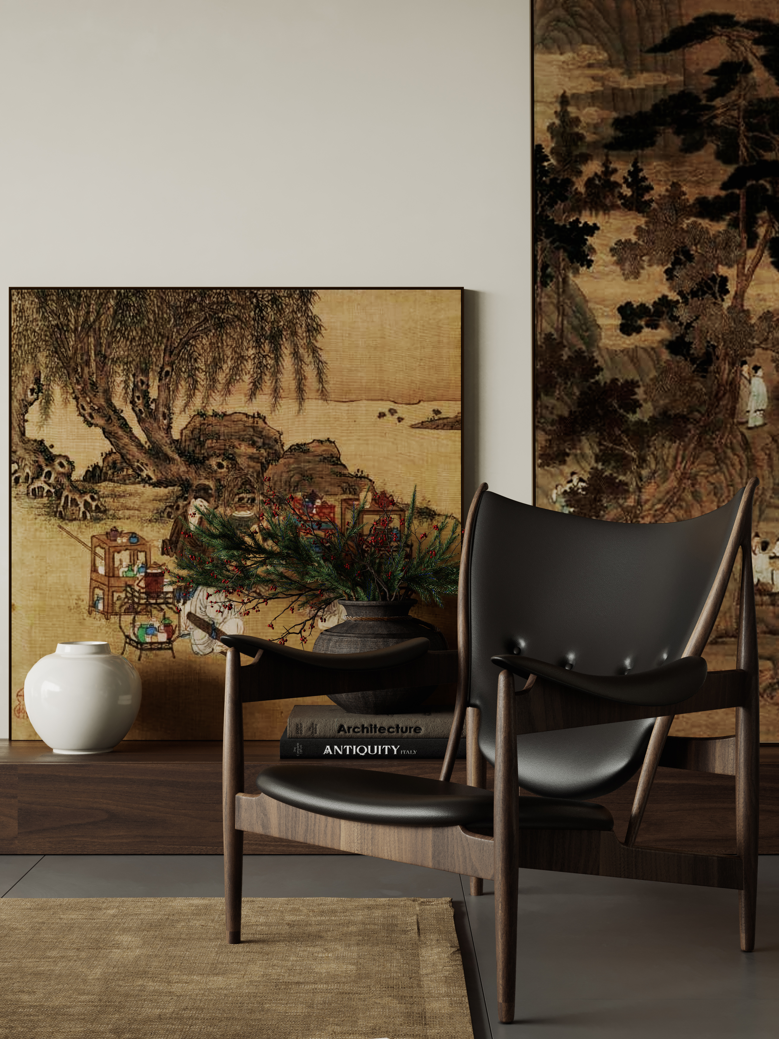 中古客厅,阴天卧室丨白刻-12