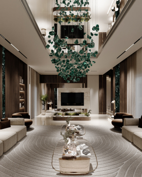 Luxury living area