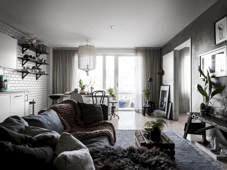 瑞典小户型公寓的禅意设计-3