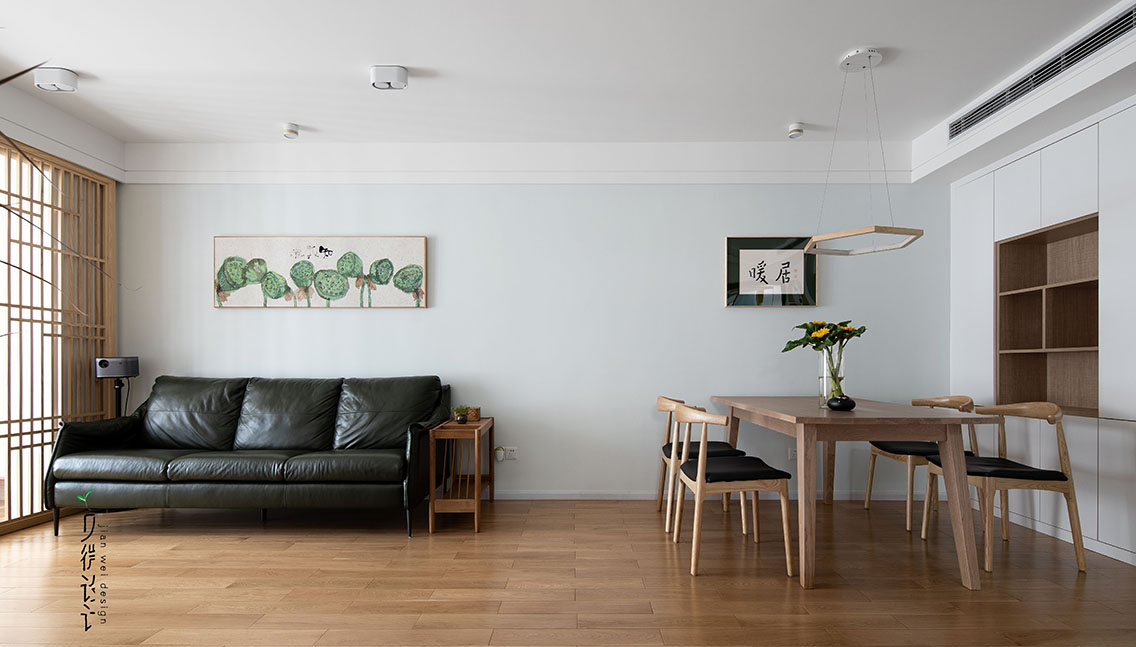 日式原木风三口之家丨中国深圳丨见微陈设艺术-30