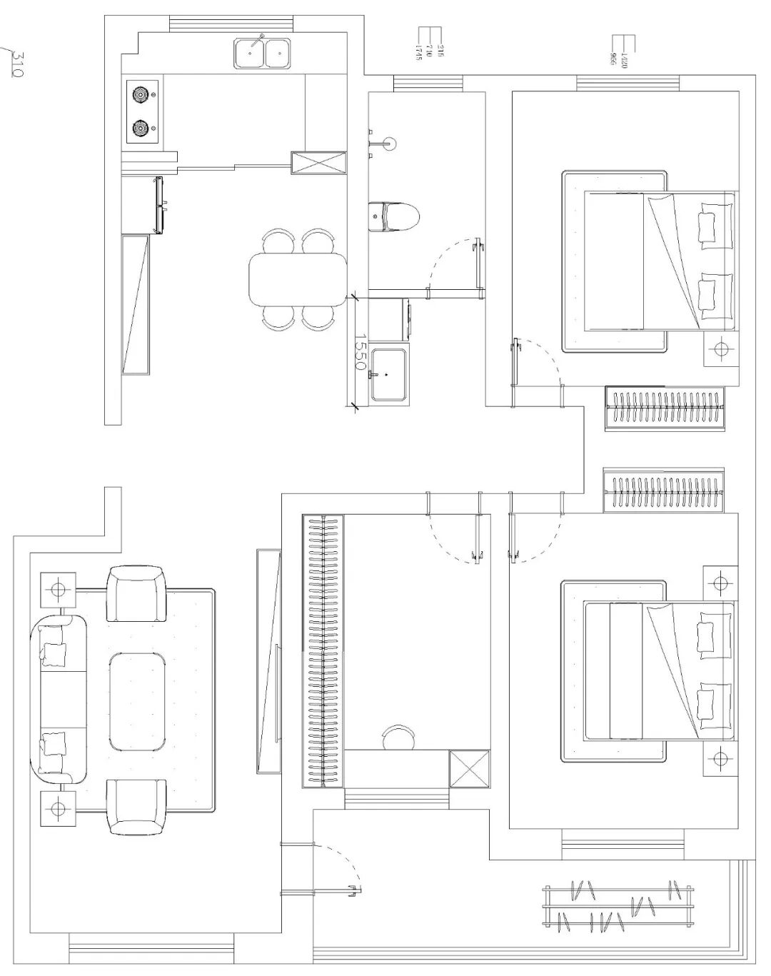 老房翻新|书香花苑129㎡完工实景，旧居焕然一新致敬过往的温暖~-14