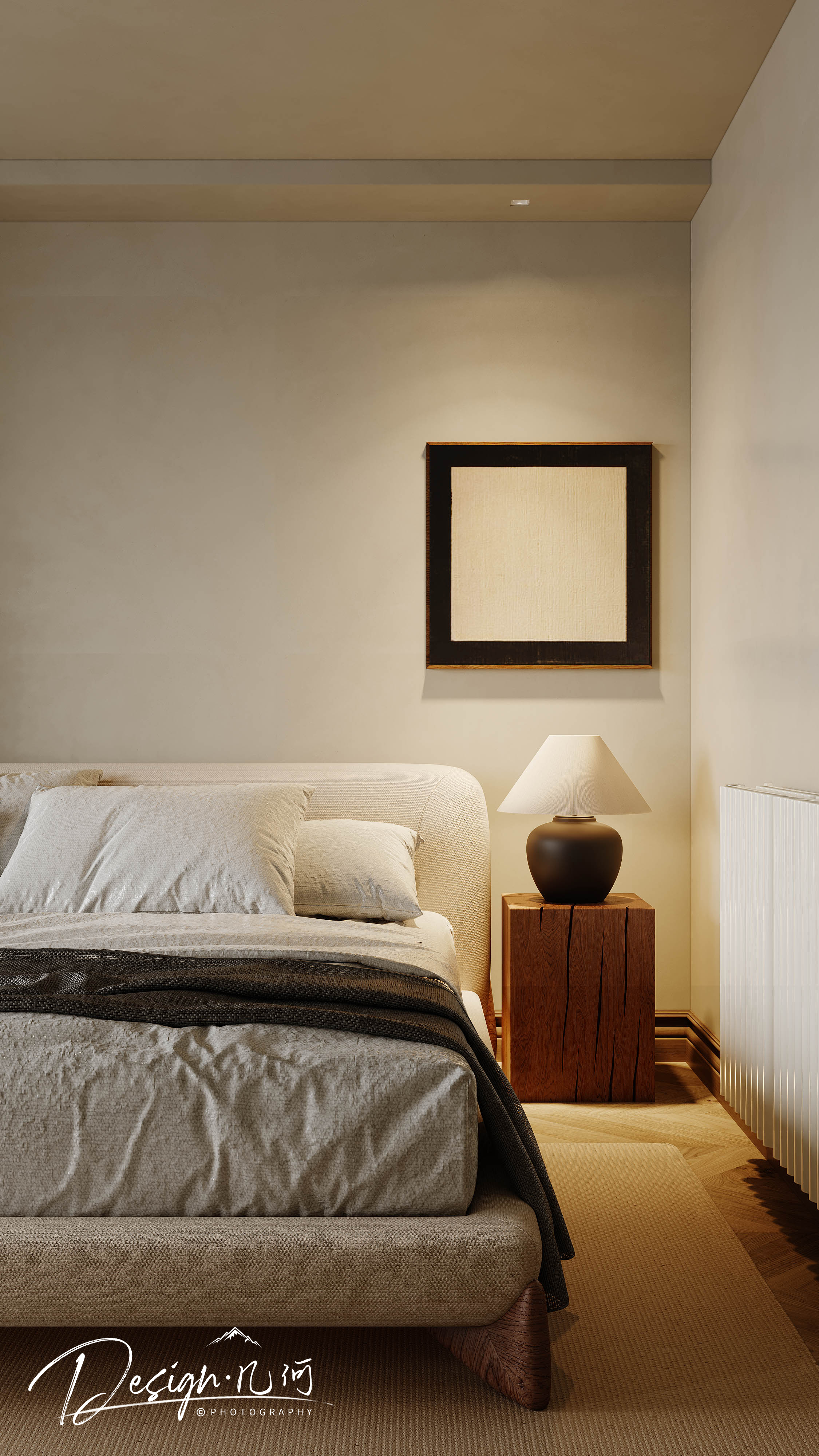 几何空间视觉表现 | 国建红郡中古风客餐厅-34