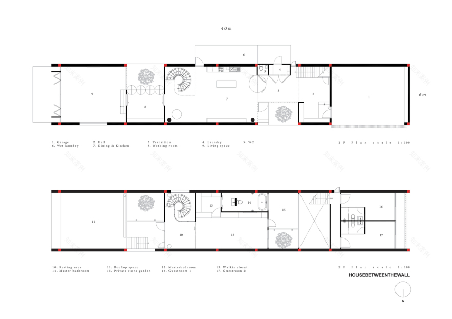 House Between the Wall 别墅设计丨泰国曼谷丨AA+A Architect-18