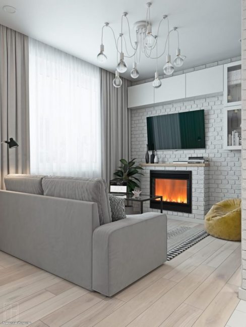 34平米公寓时尚装修项目-12