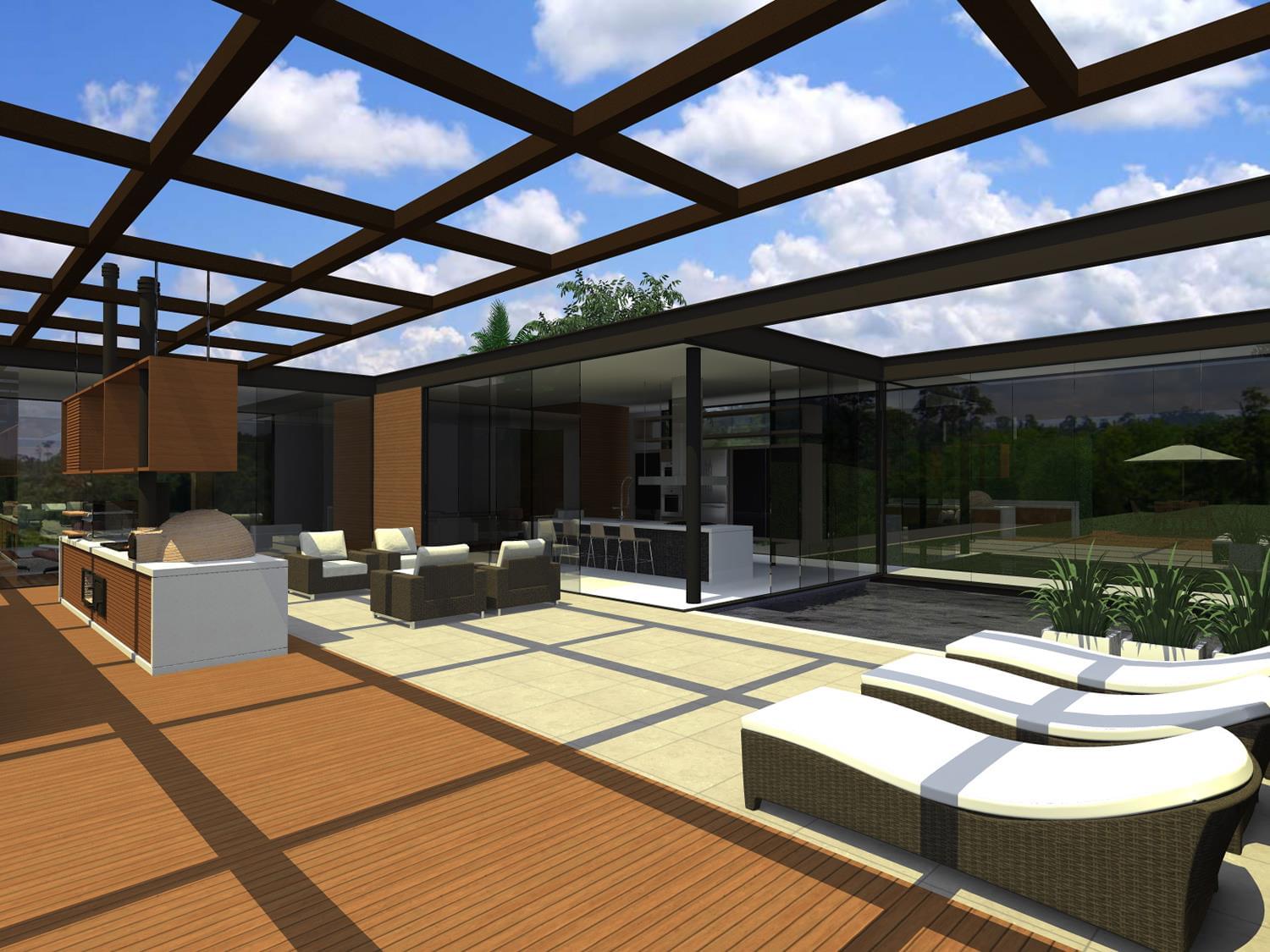 悬浮之居 · 钢木交织的生态住宅-5