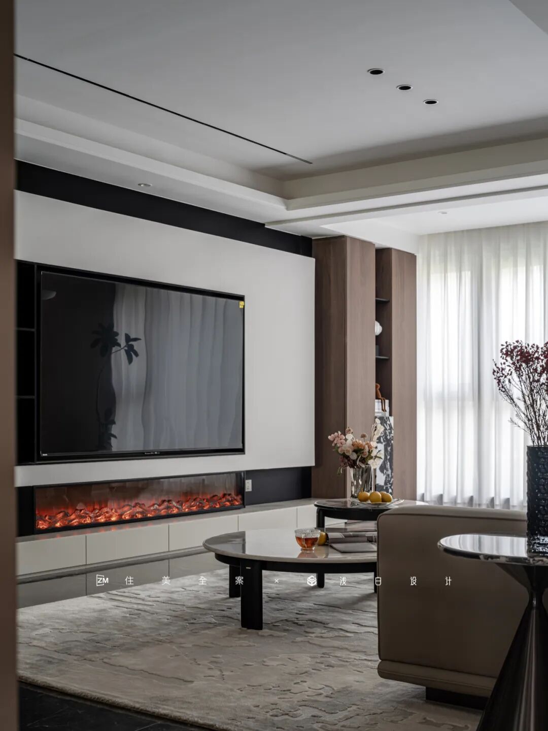 将185㎡精装房雕琢成现代意式质感居所丨住美全案&浅白设计-41