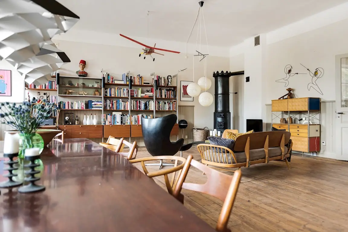 瑞典 19 世纪学校改造的独特家庭住宅-3