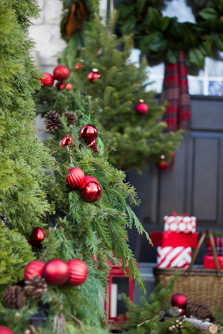 雪白圣诞 | 红色点缀的温馨家居设计-10