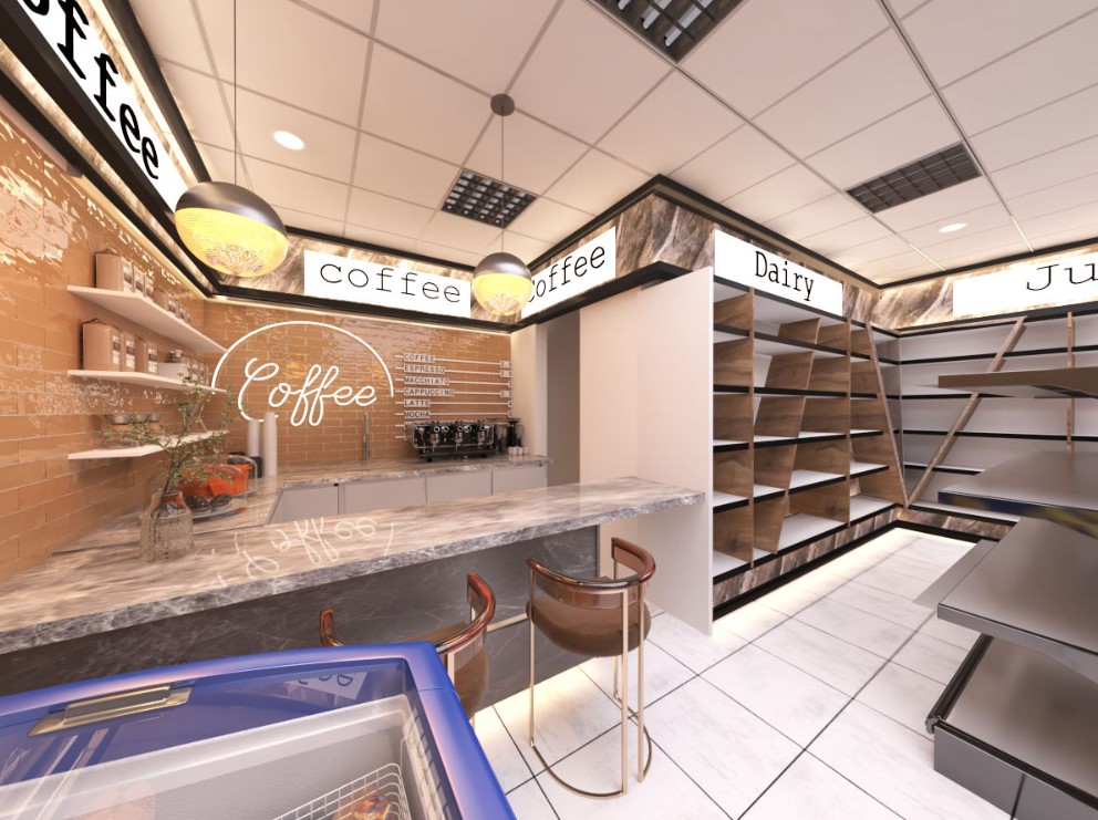 modern coffee shop & super market design in hurghada-2