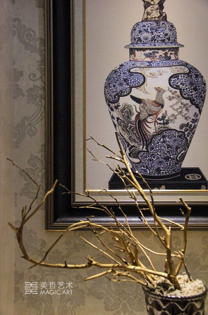 【美哲艺术】梧桐墅大平层样板房-8