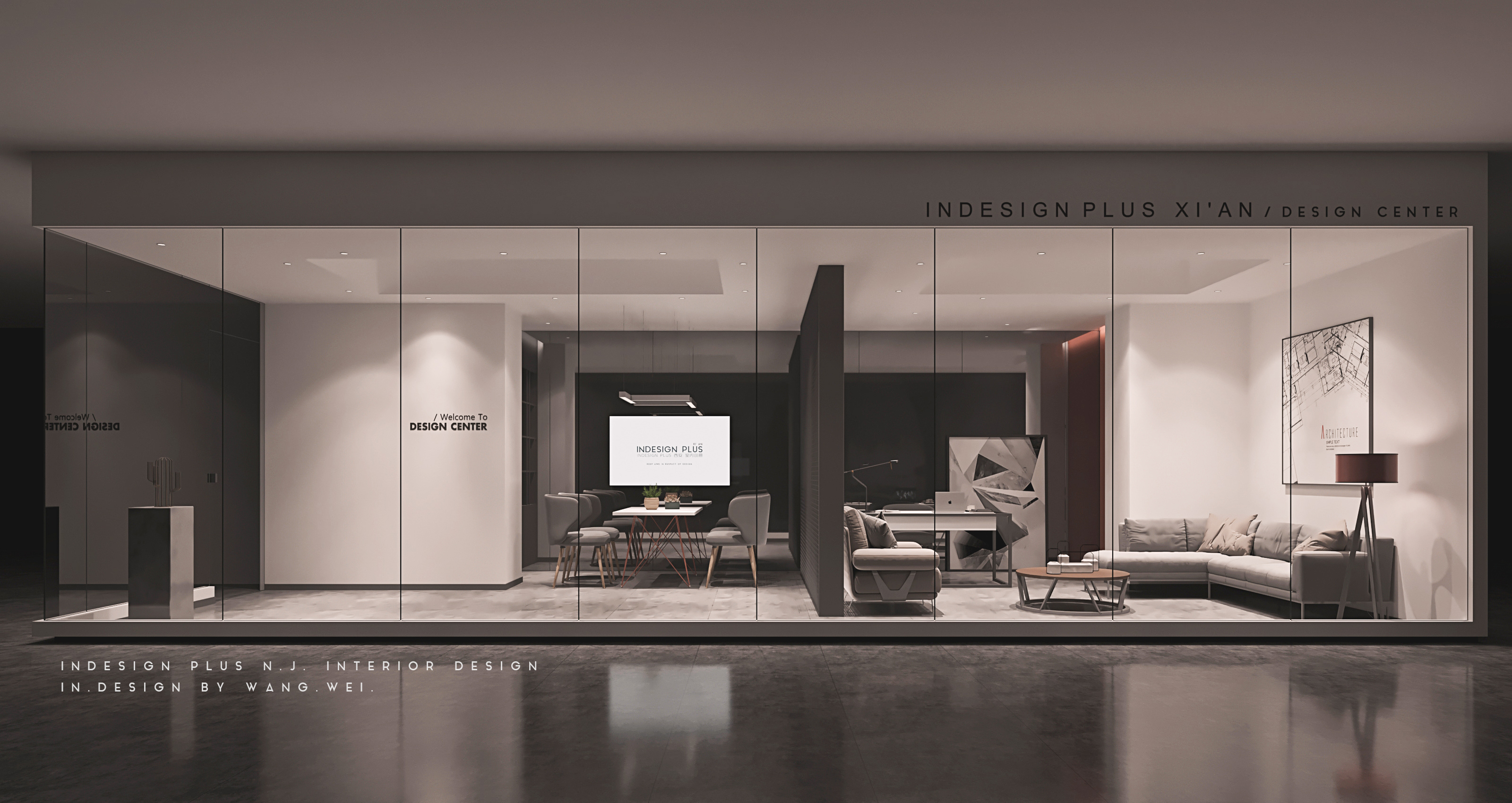 INDESIGN 打造现代接待中心空间-3