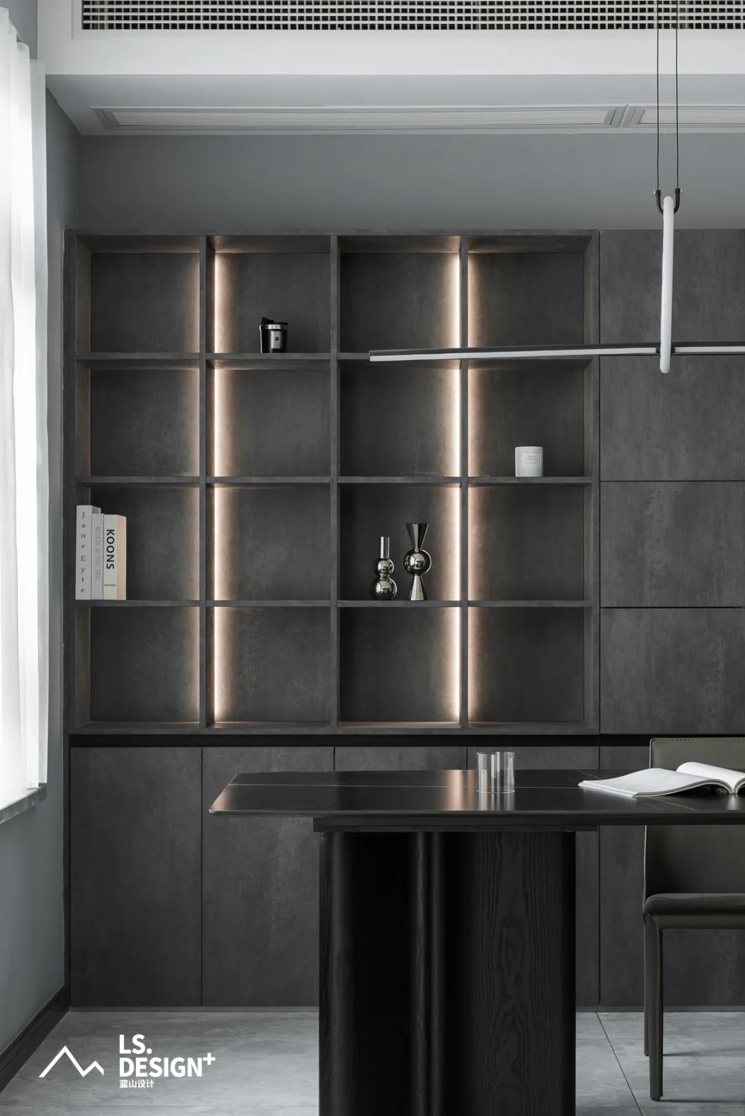 繁忙高管的灰色调现代极简之家-14