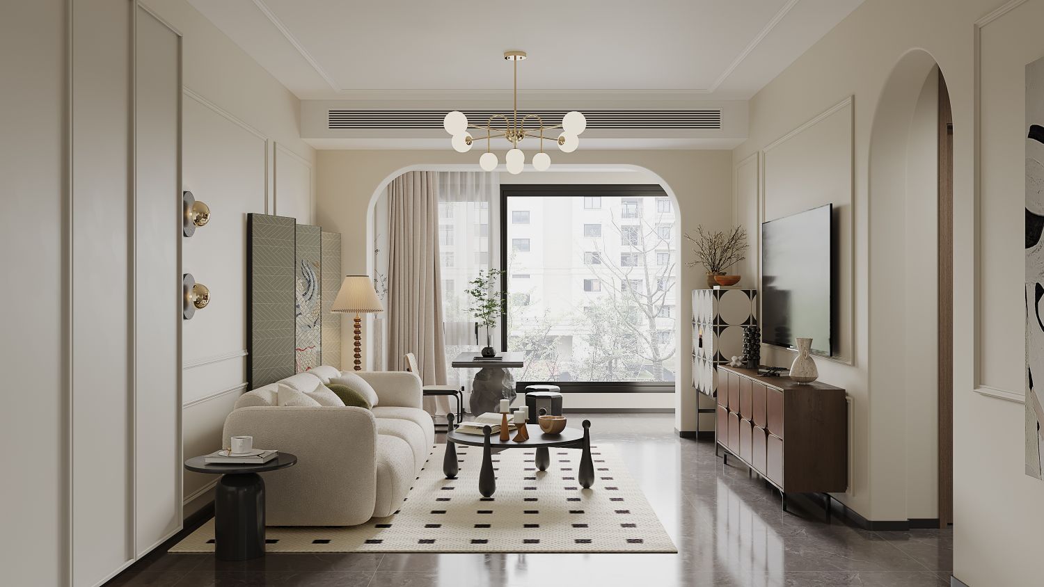 法式客餐厅效果图表现-3