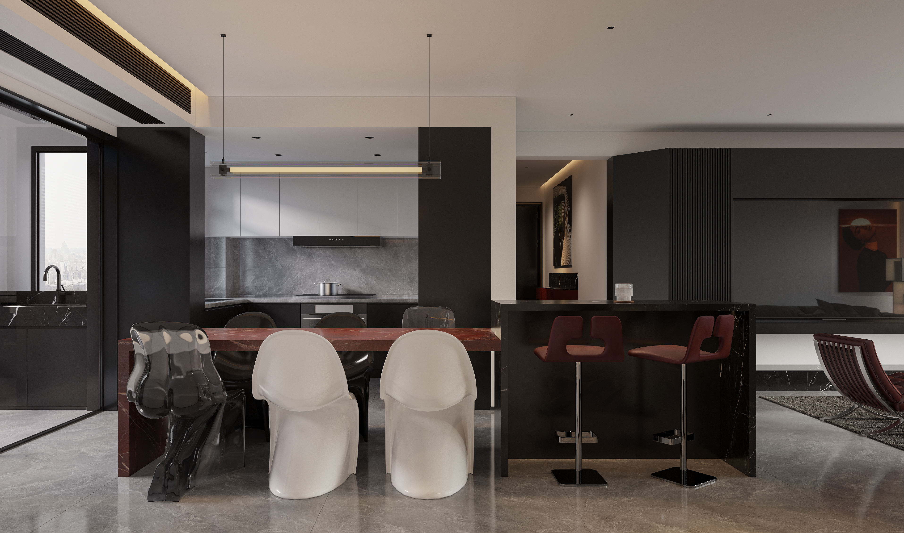 周笙笙全案设计 ·134m²格调与品味的极致融合丨中国长沙丨周笙笙全案设计工作室-13