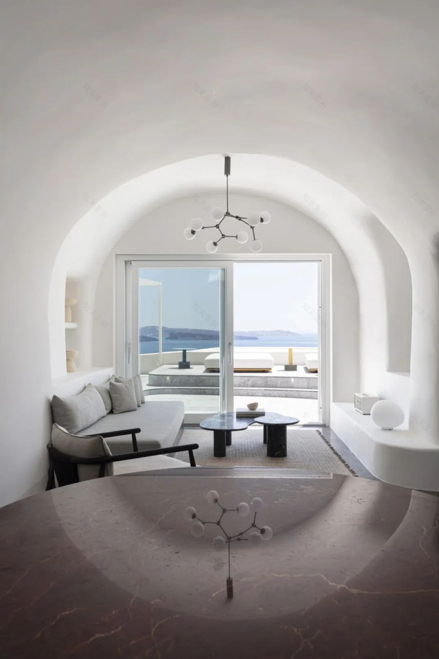 Santorini 纯白洞穴式观景别墅丨希腊丨Kapsimalis Architects-25