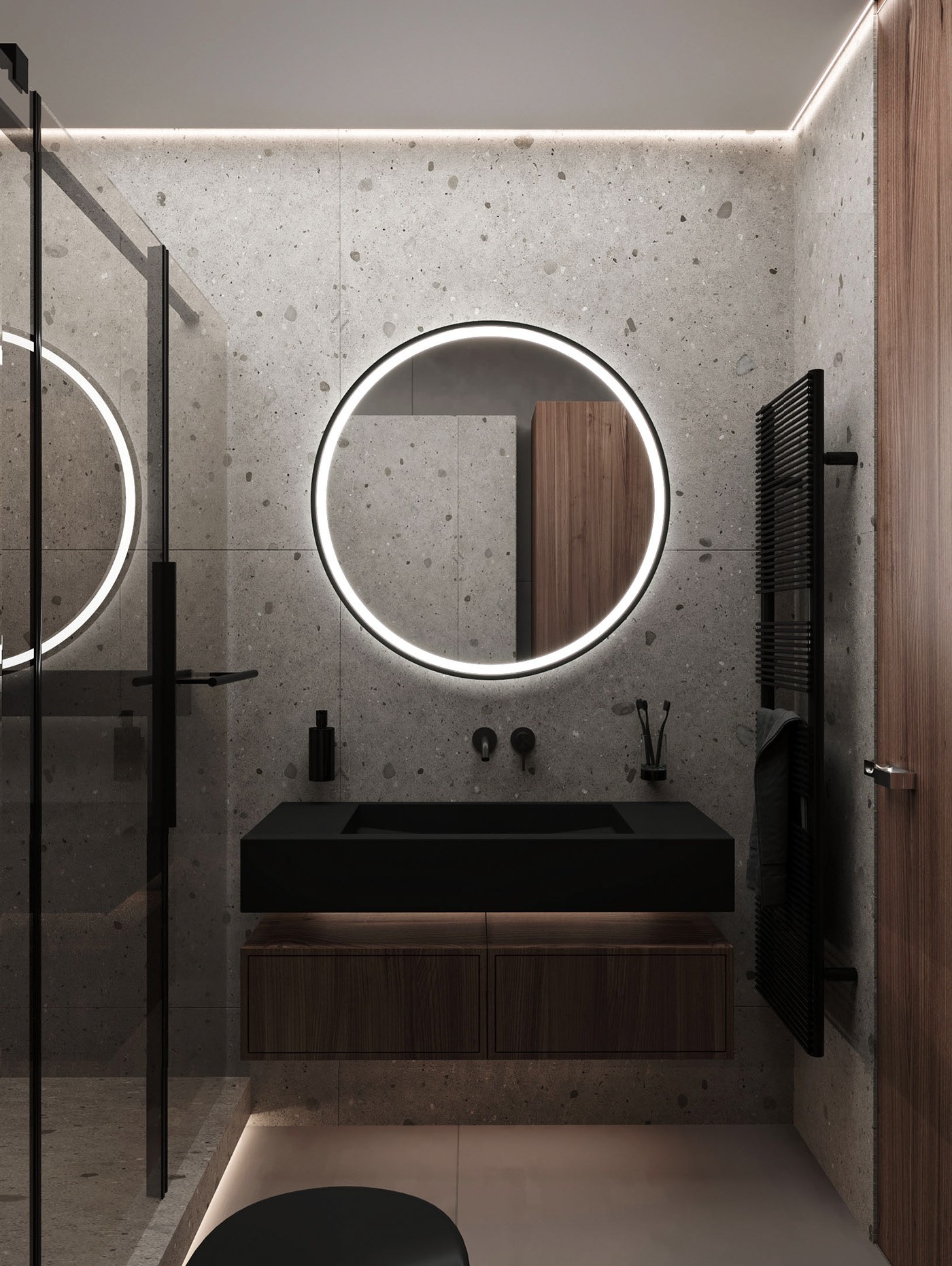 69㎡小空间公寓设计 超有氛围感！-19