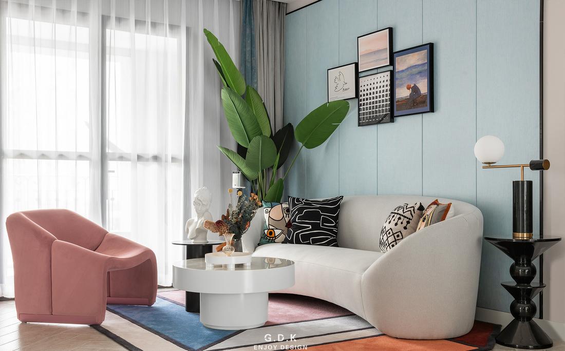 糖果色夏天 · 平层改造设计丨高迪愙设计事务所-5