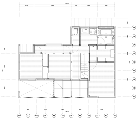 House K by Yuji Kimura Design conceals terraces behind a tall wall-41