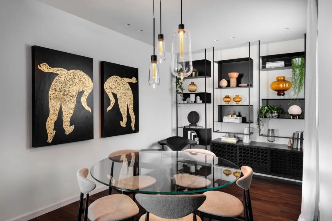 Aviram Kushmirski 打造轻奢风空间，黑白色调与实木地板的完美搭配-85