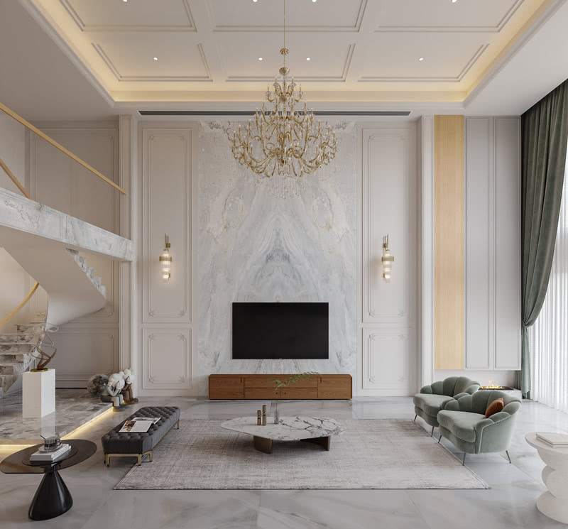 贵阳恒大新世界 800 平米别墅中式风格设计丨中国贵阳丨贵州諾克设计有限公司-25