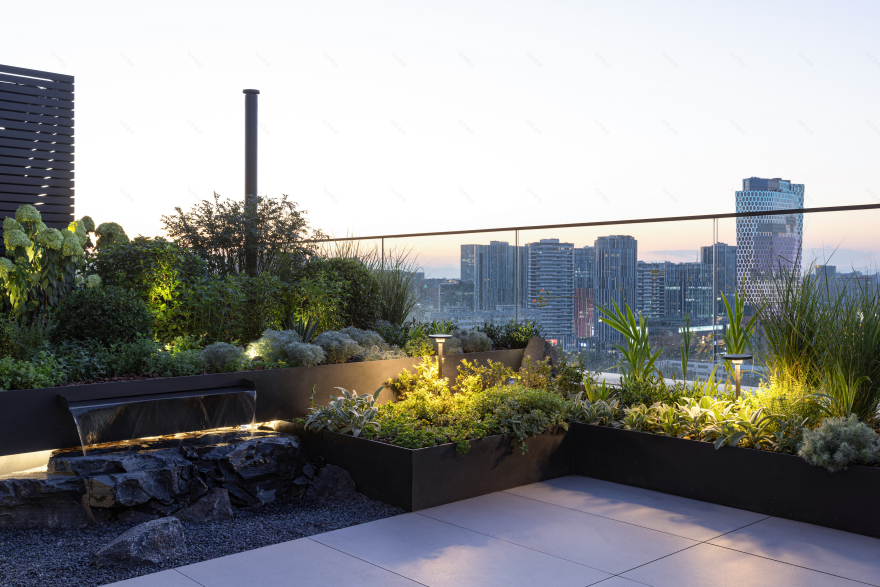 北京CBD屋顶花园设计丨中国北京丨北京甲南园林设计事务所-49