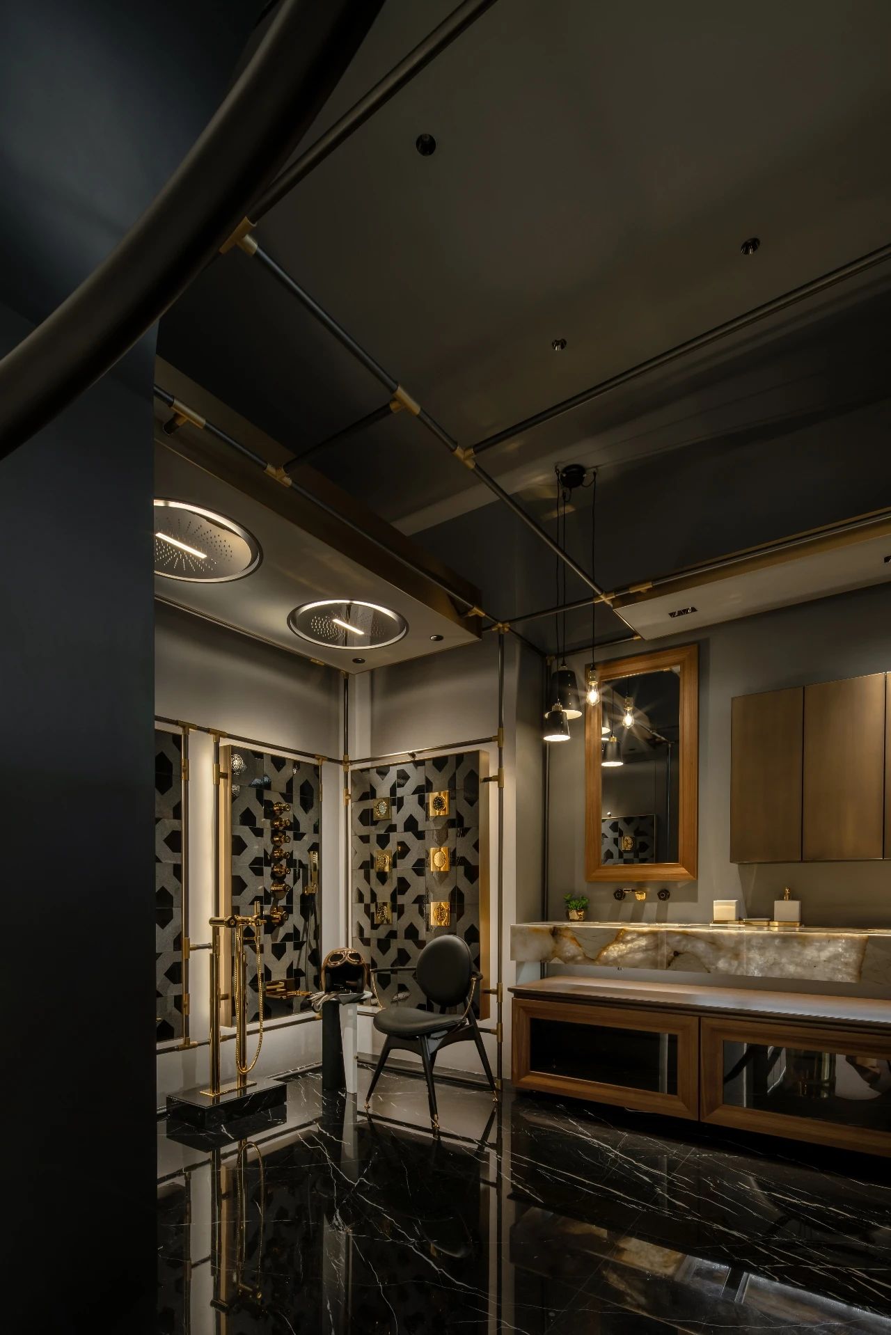 newform 卫浴展厅 | 前卫复古交融,打造情境式体验空间-35