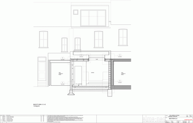 伦敦维多利亚式房屋带三米枢轴门扩建项目丨英国伦敦丨伦敦工作室Alma nac-27