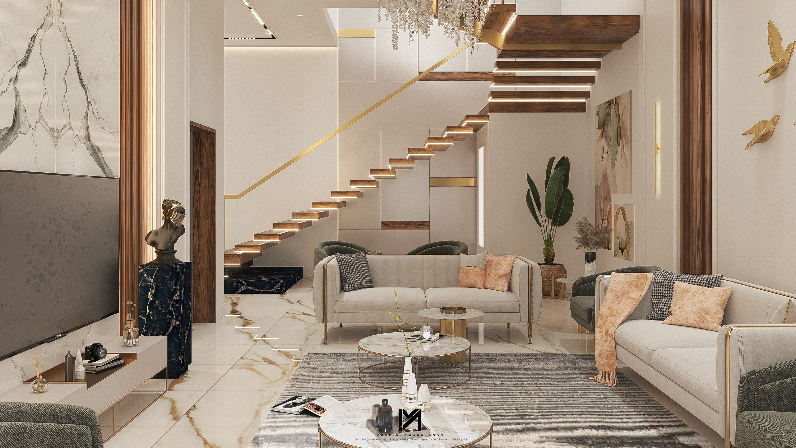 Modern living area - UAE-5