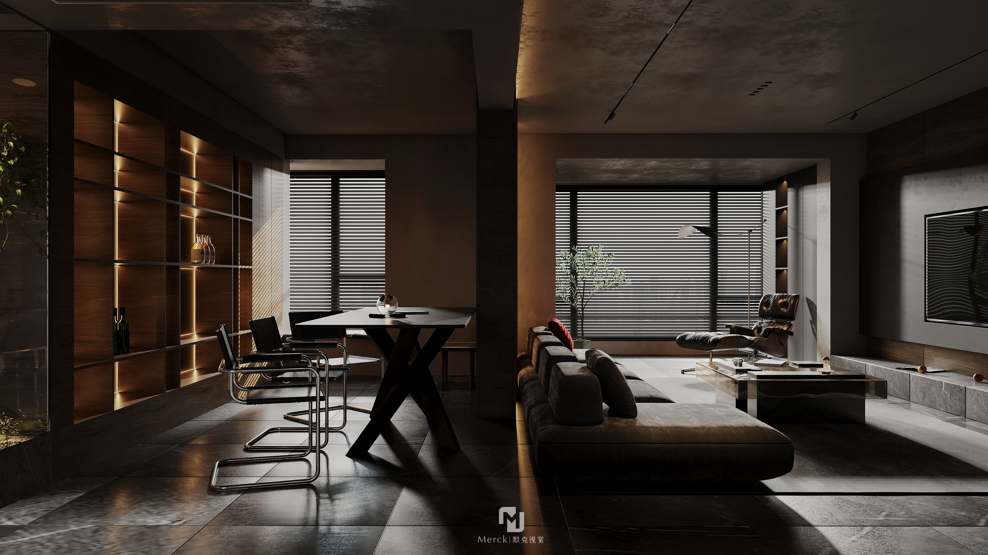 高冷暗黑系视觉设计丨中国南京丨Merck 默克视觉设计-5