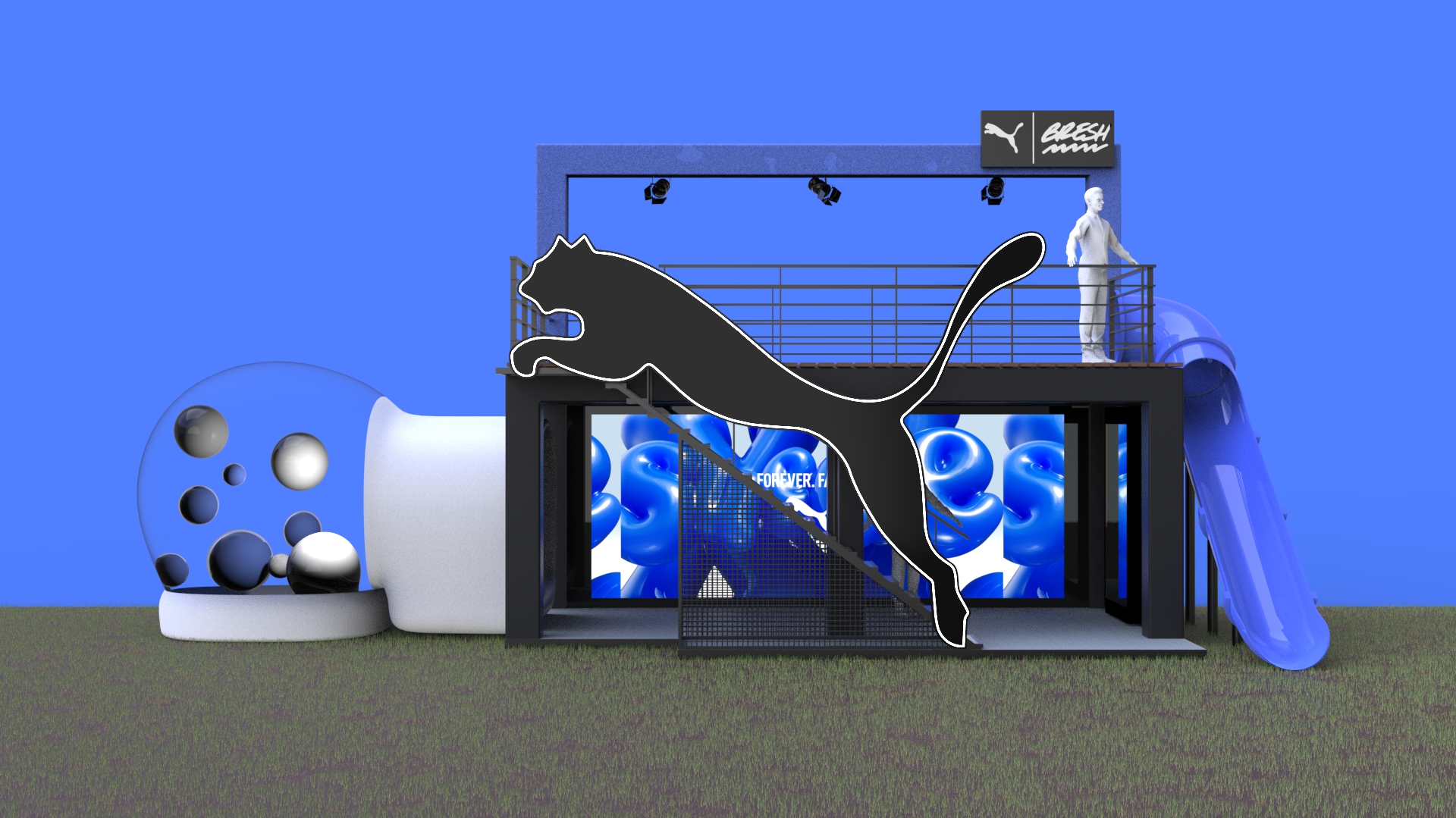 Puma 品牌广告展位设计丨阿根廷布宜诺斯艾利斯丨The Action Design Company（TADC）-2