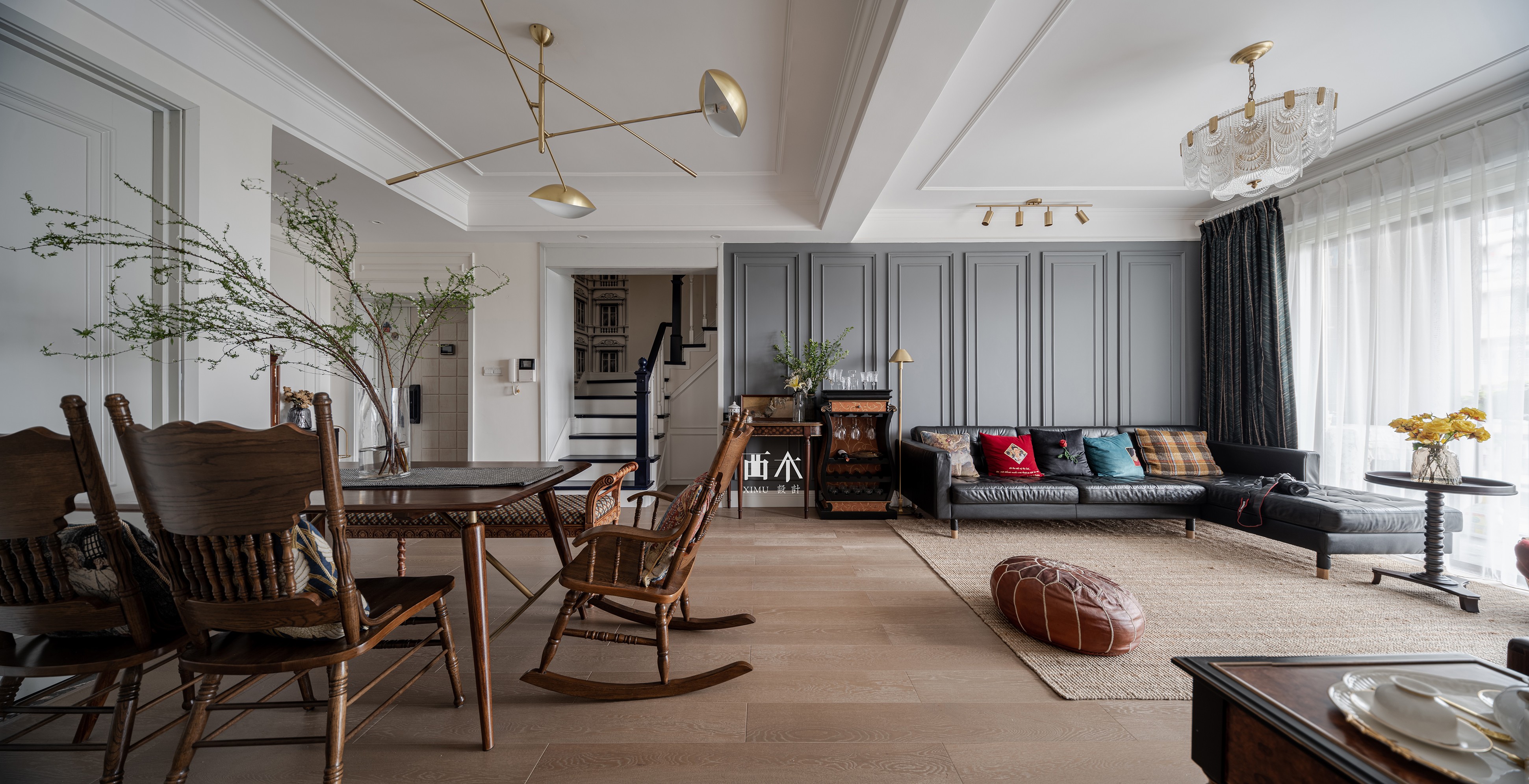 龙湖 U 城美式混搭风住宅设计丨中国重庆丨XIMU DESIGN-6