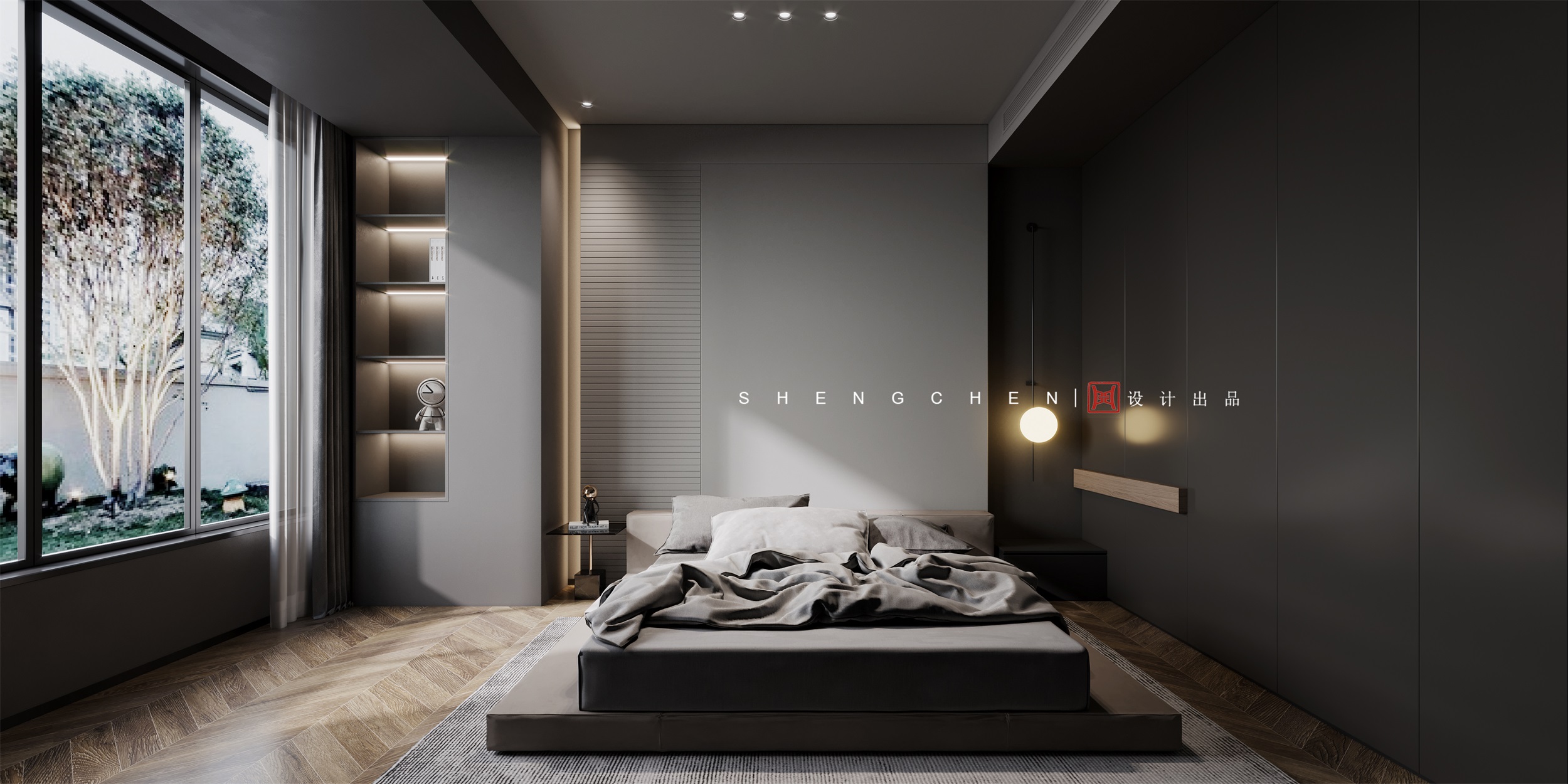 现代客餐厅盛宸设计-7